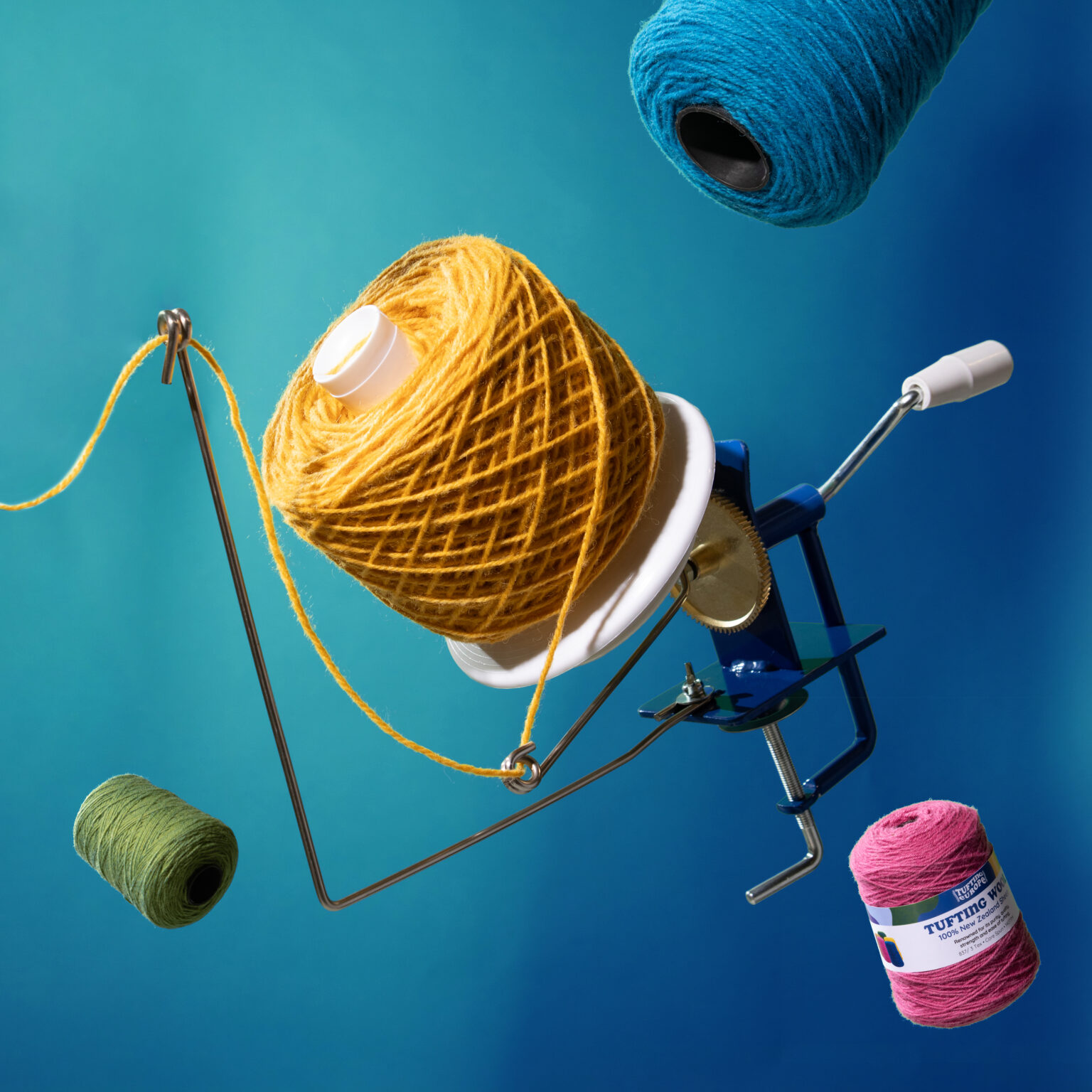 Heavy Duty Metal Yarn Winder Tufting Europe