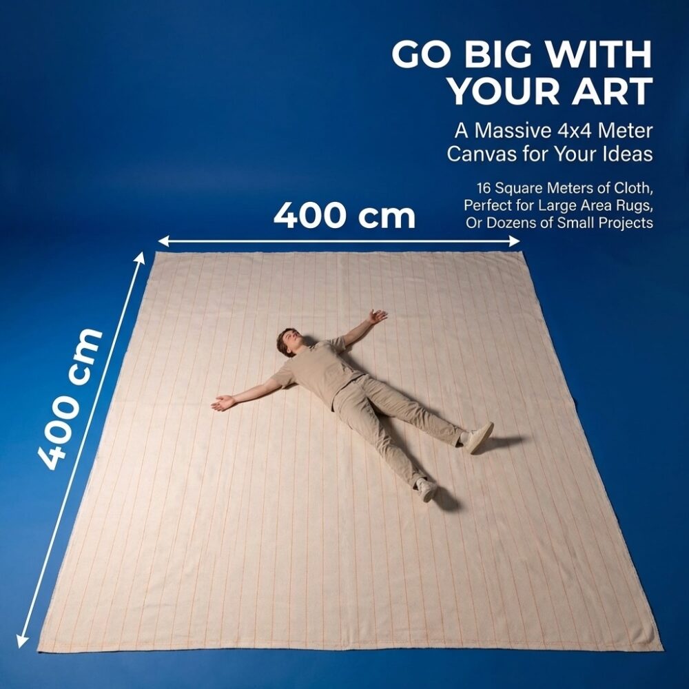 Alternative view of Tissu tufting primaire 400x400cm