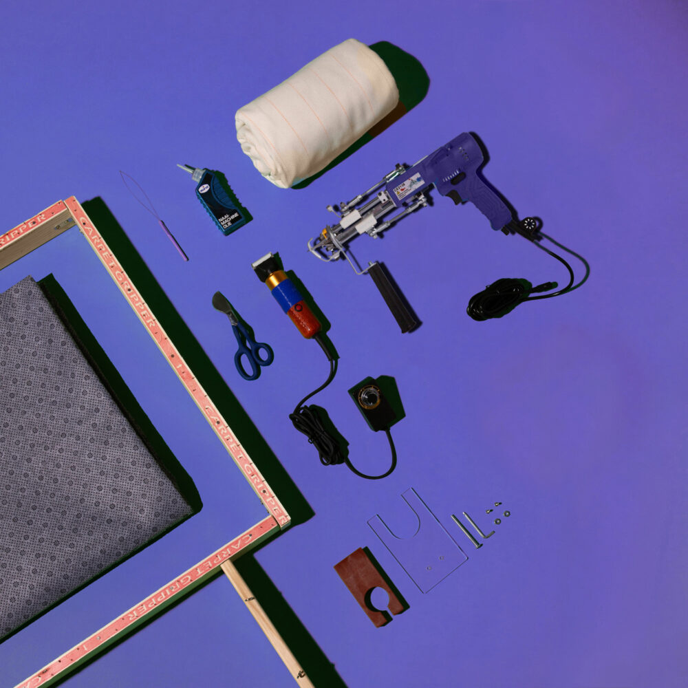 Ultieme tufting starterset met AK-v + frame