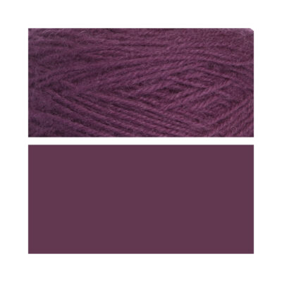 Wełna Aubergine Purple 500 g Przędza do tuftingu - obrazek 3