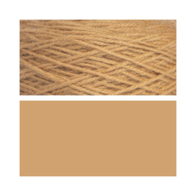 Honingbeige 500 g Wol Tufting Garen - Afbeelding 3