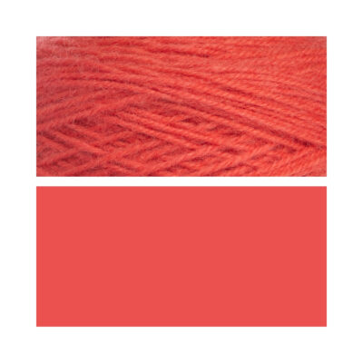 Fluor Rot 500 g Wolle Tufting-Garn 5 Fluor Rot 500 g Wolle Tufting-Garn – Bild 3