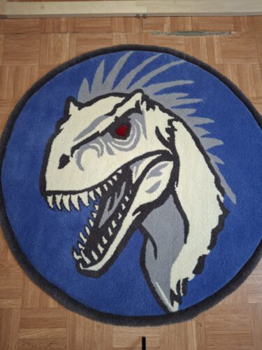 Kobaltblau 500 g Wolle Tufting-Garn photo review