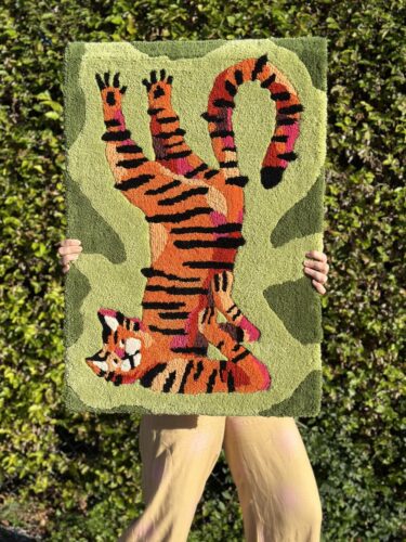 Orange Blast 500 g Laine Fil à touffeter photo review