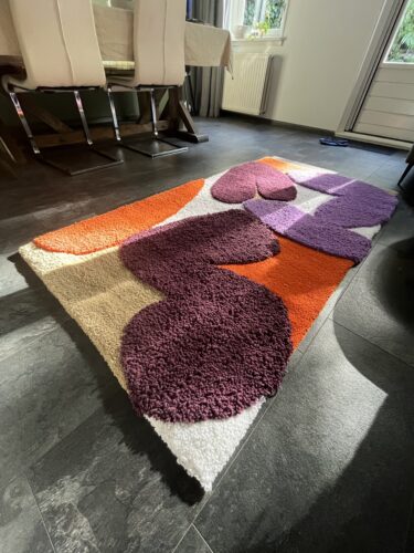 Viola Melanzana 500 g Lana Filato per tufting photo review