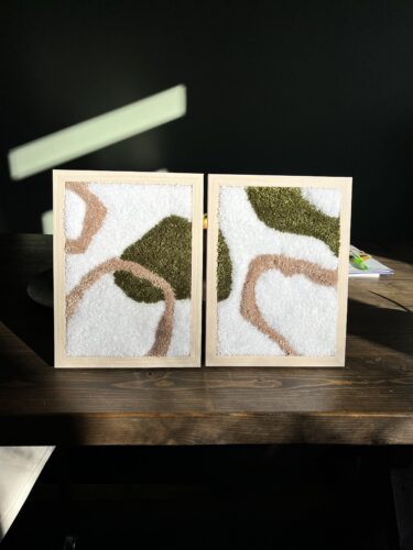 Verde scuro 500 g Lana Filato per tufting photo review