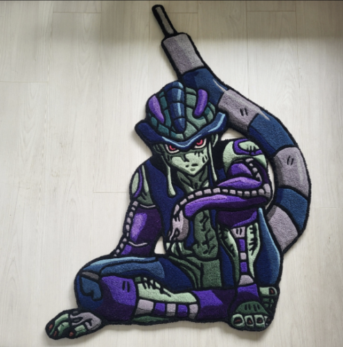 Azul índigo medio 500 g lana Hilo para tufting photo review