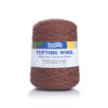 Warm Bruin Tufting Garen op kegel - 100% Nieuw-Zeelands wol