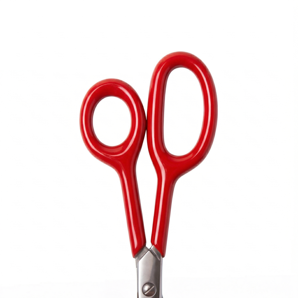 Nickerchenschere mit Entenschnabel - linkshändig 5 Left handed duckbill scissor for tufting handle Nickerchenschere mit Entenschnabel - linkshändig