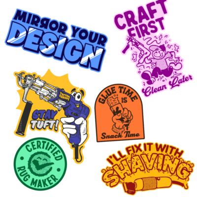 Tufting Stickerpack Vol. 1