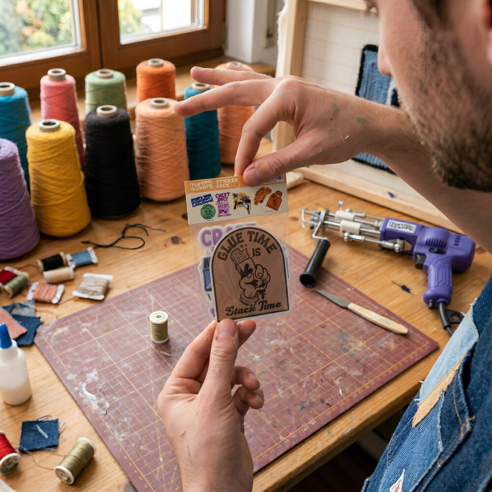 Tufpistolen 2023 6 Alternative view of Tufting stickerpack vol. 1