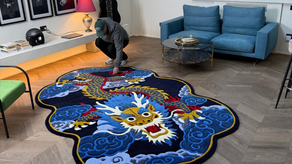 Fabio Passeri’s Tibetan Celestial Dragon 10 Rug of the week series tuftingeurope 3 Fabio Passeri’s Tibetan Celestial Dragon