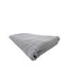 Grauer Polyester-Tuftingstoff 200 x 200 cm