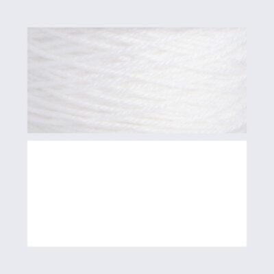Alternative view of Fil à touffeter en polyester ultra-vif Blanc pur