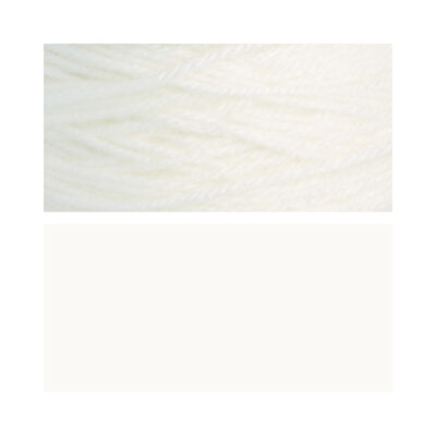 Alternative view of Fil à touffeter en polyester ultra-vif blanc ivoire