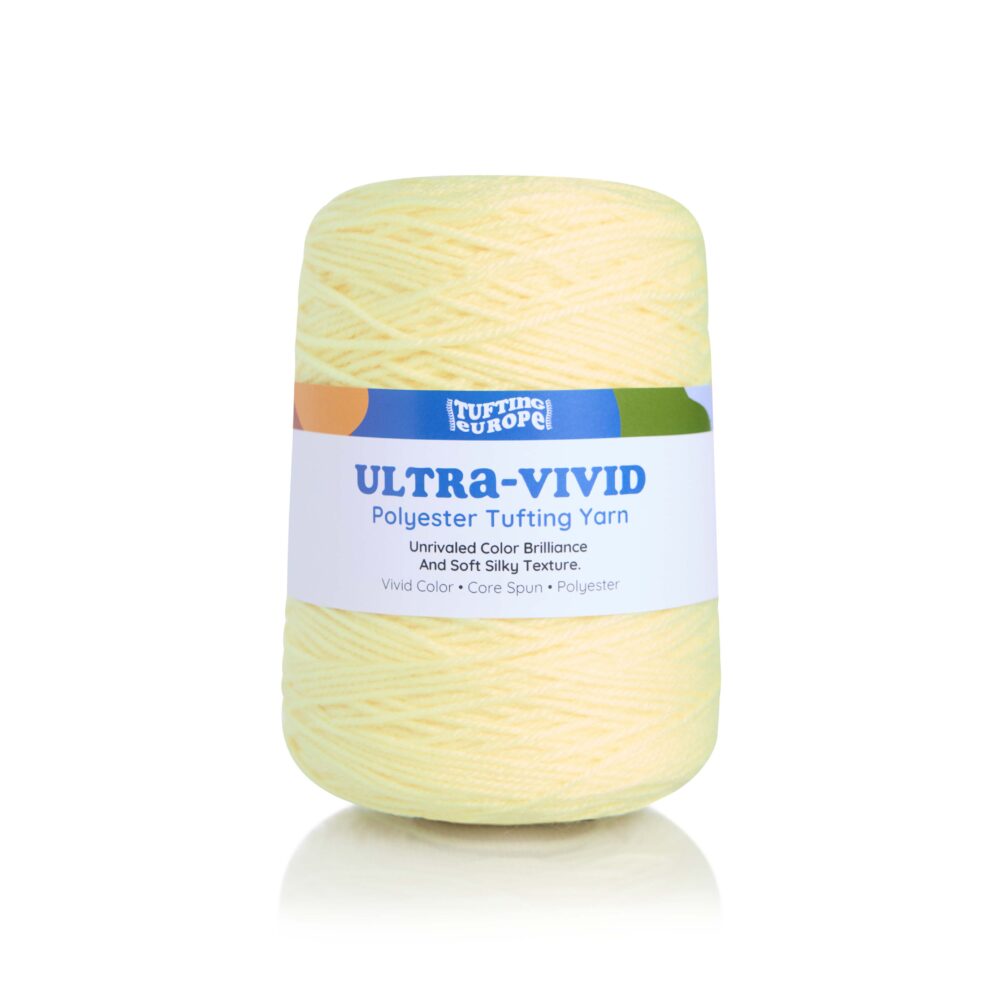 Pastelowa Żółć Ultra-Vivid Przędza do Tuftingu z Poliestru