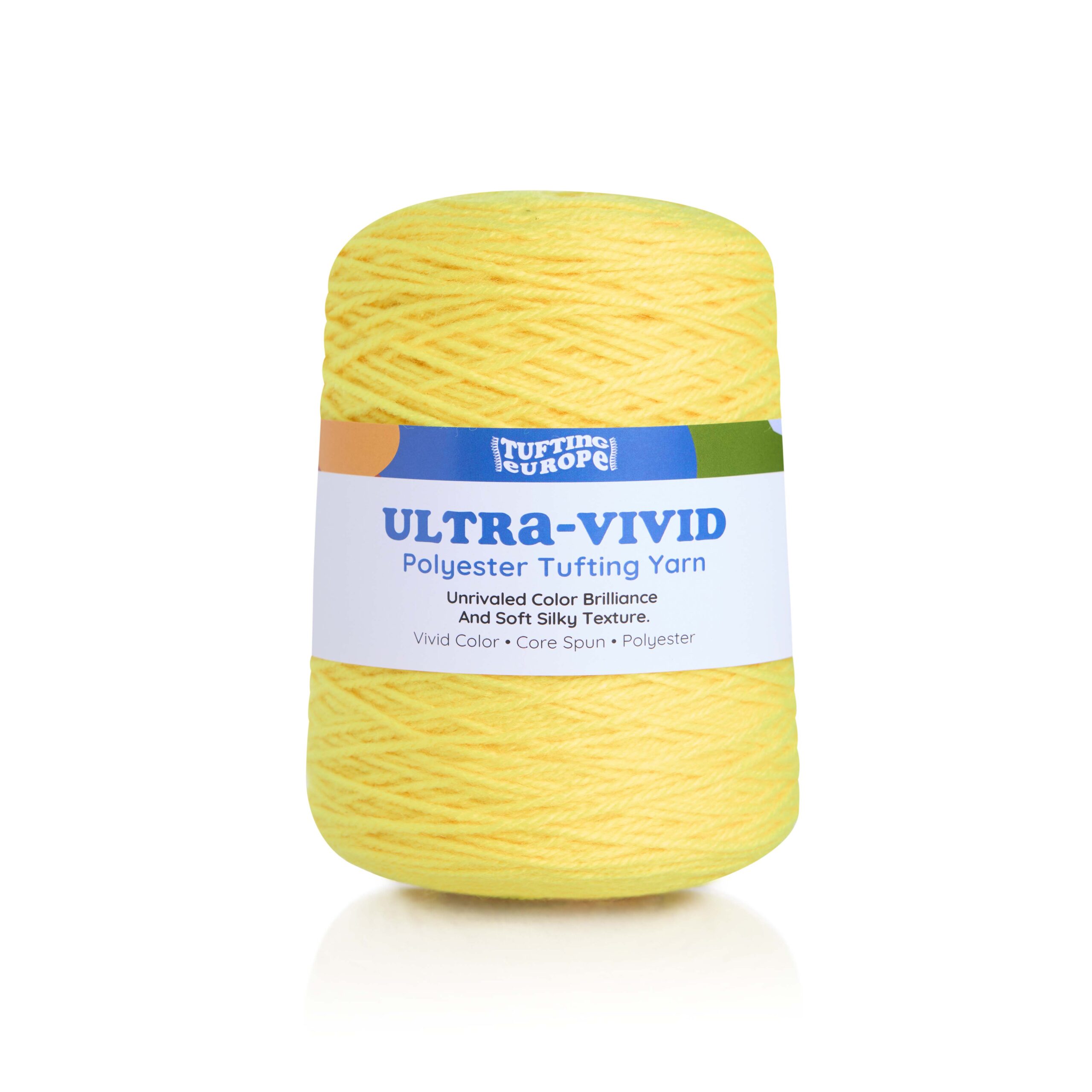 Żółta Ultra-Vivid Przędza Poliestrowa do Tuftingu 1 Żółta Ultra-Vivid Przędza Poliestrowa do Tuftingu