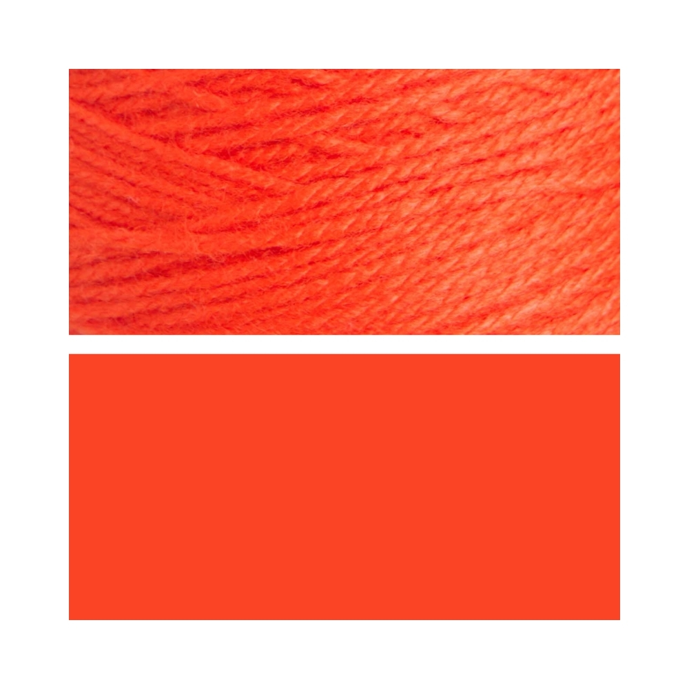Alternative view of Filato per tufting in poliestere ultra-vivido Arancione Neon