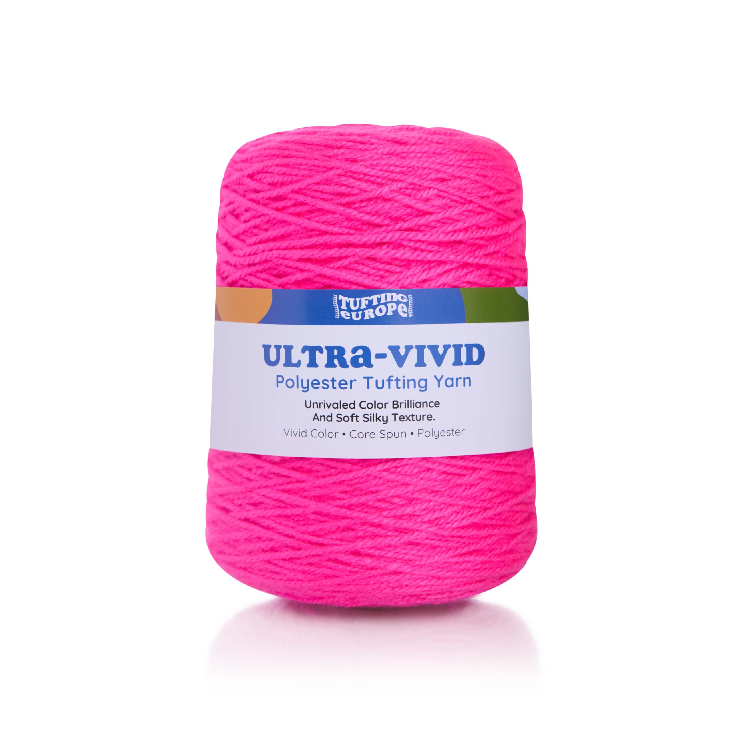 Ultra-żywa Poliestrowa Przędza do Tuftingu Hot Pink 1 Ultra-żywa Poliestrowa Przędza do Tuftingu Hot Pink
