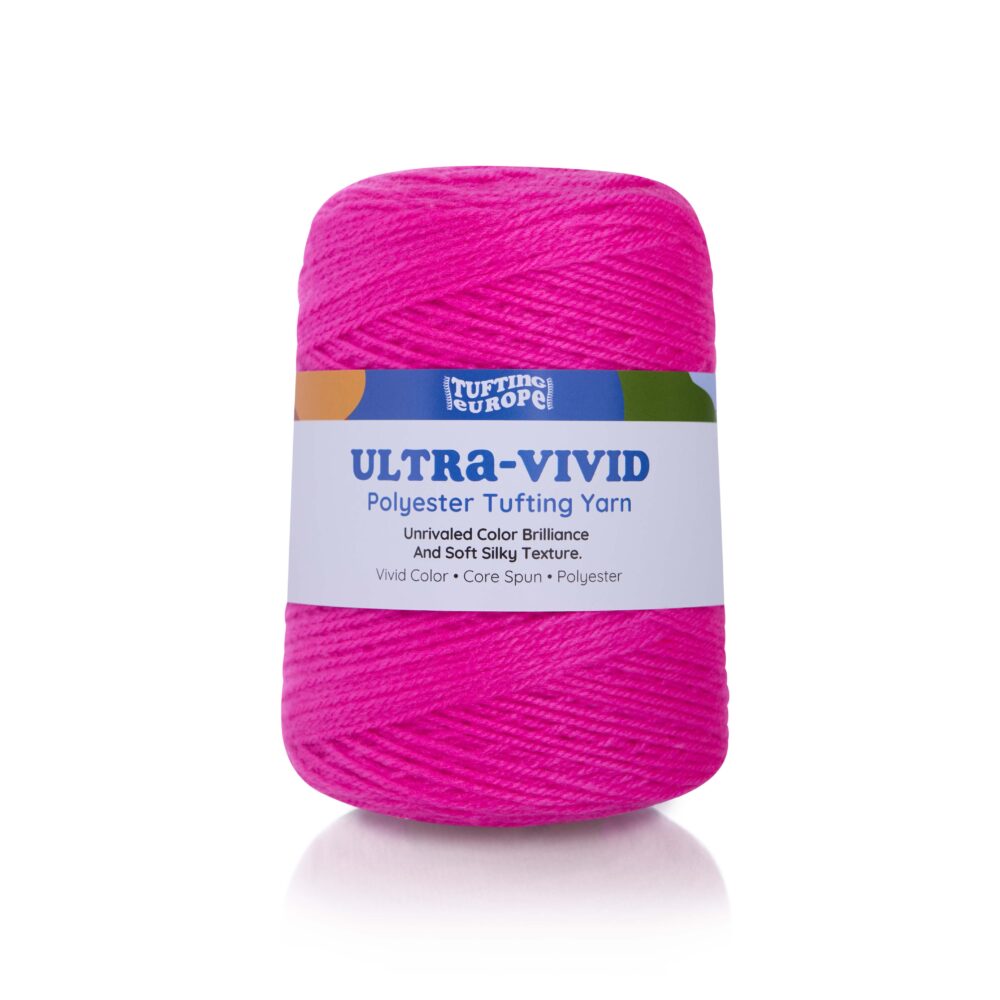 Jasna Magenta Ultra-Vivid Przędza do Tuftingu z Poliestru