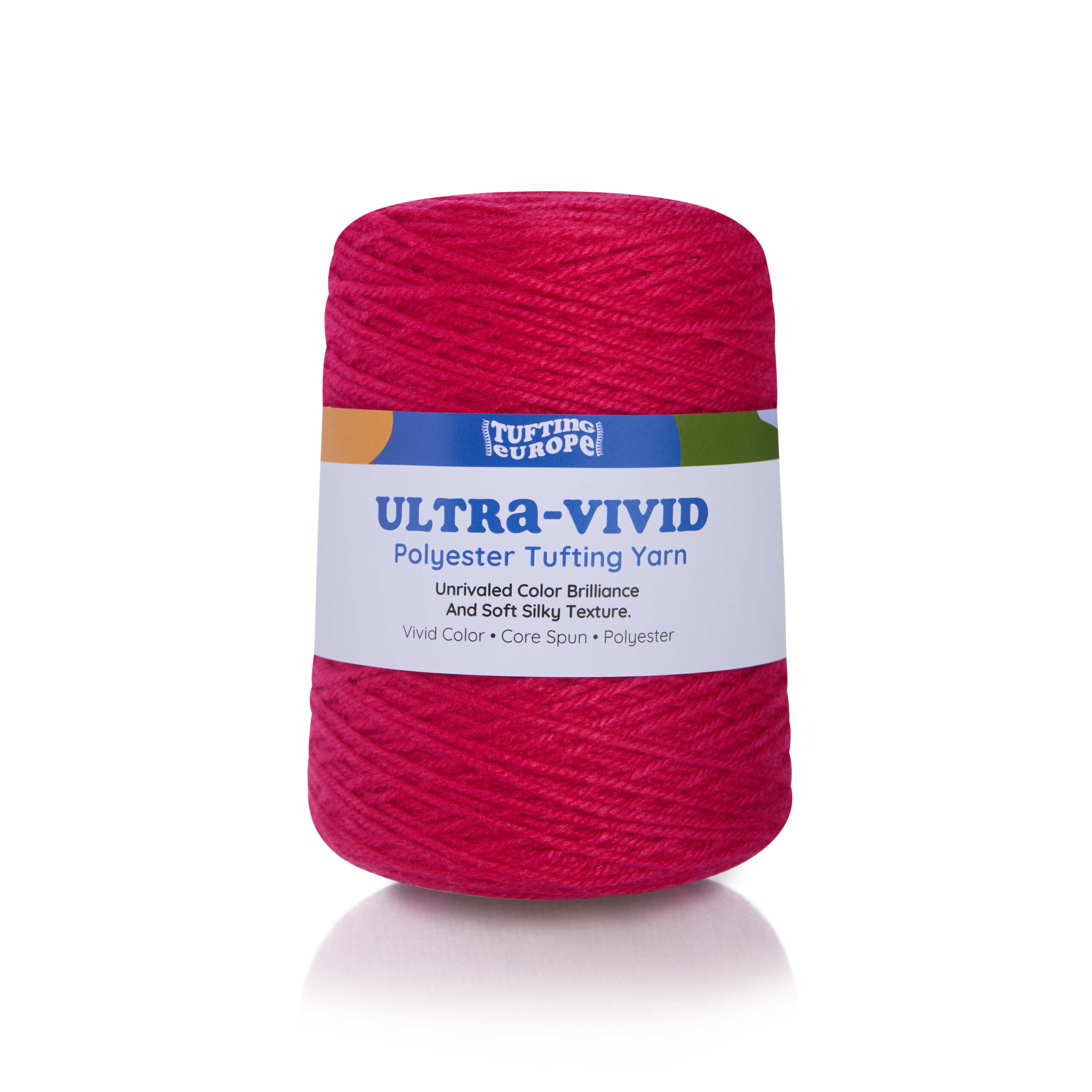 Cerise Ultra-żywa Poliestrowa Przędza do Tuftingu 1 Cerise Ultra-żywa Poliestrowa Przędza do Tuftingu