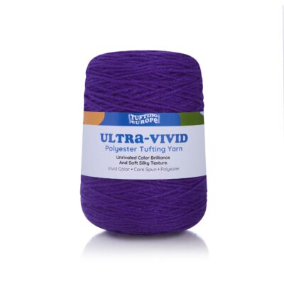 Indygo Purpurowa Ultra-Żywa Poliestrowa Przędza do Tuftingu