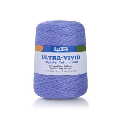 Periwinkle Ultra-Vivid Polyester Tufting Yarn