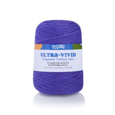 Blue-Purple Ultra-Vivid Polyester Tufting Yarn