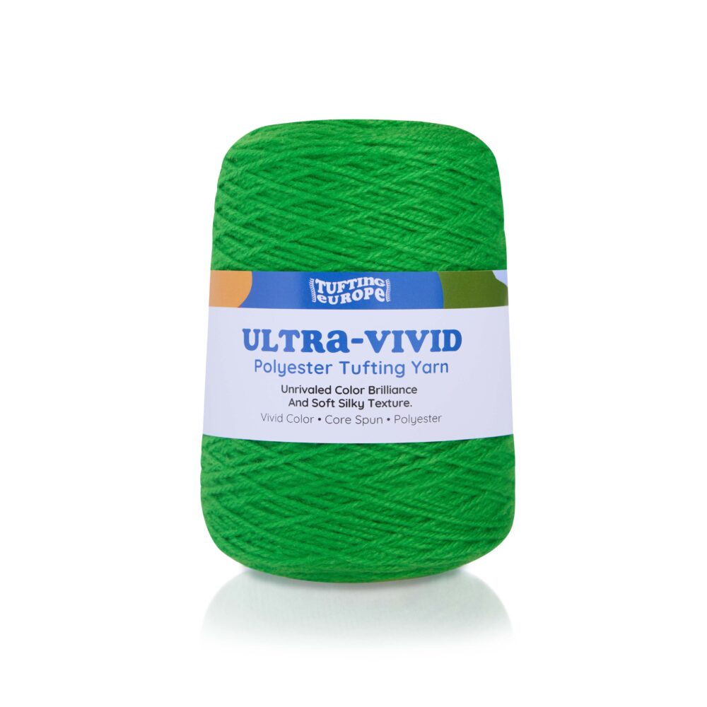 Przędza do Tuftingu z Poliestru Ultra-Vivid w Kolorze Sap Green