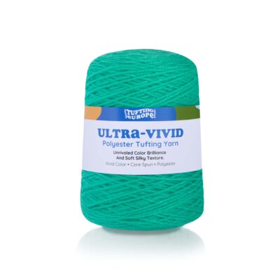Turquoise Ultra-Vivid Polyester Tufting Yarn