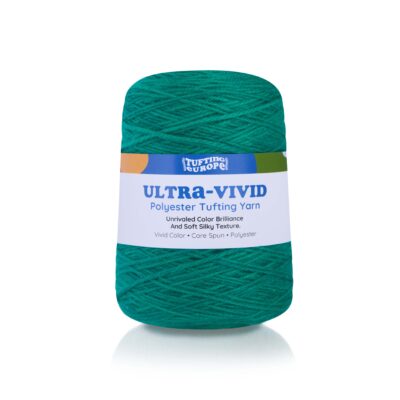 Teal Ultra-Vivid Polyester Tufting Yarn