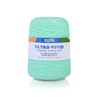 Light Mint Ultra-Vivid Polyester Tufting Yarn