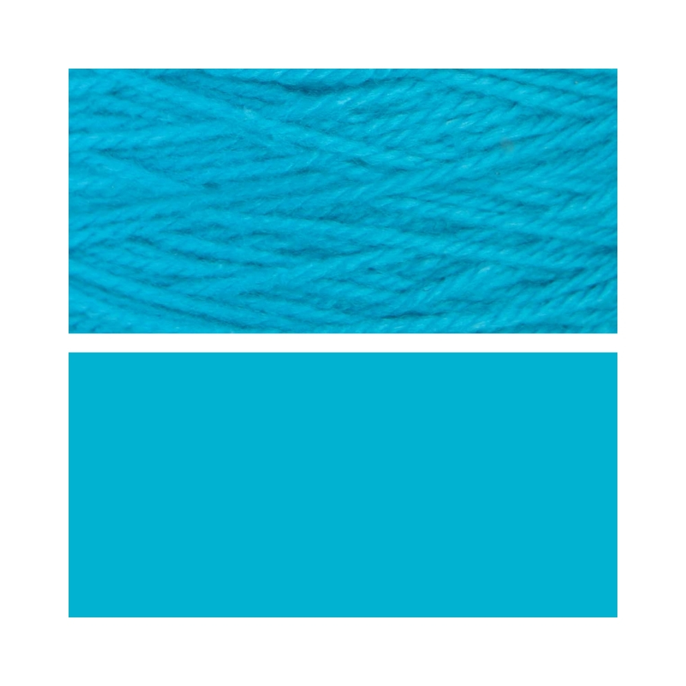 Alternative view of Fil à touffeter en polyester ultra-vif Cyan