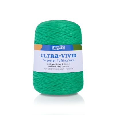 Poison Green Ultra-Vivid polyester Tufting Garen