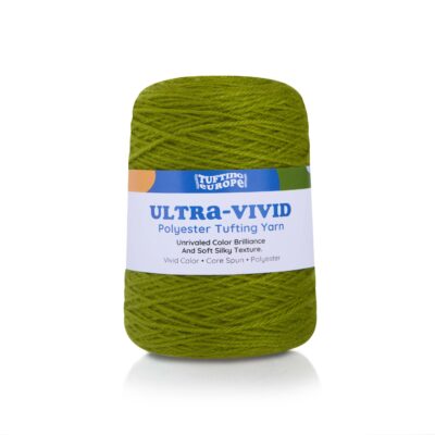 Ciemnooliwkowa przędza do tuftingu z poliestru Ultra-Vivid