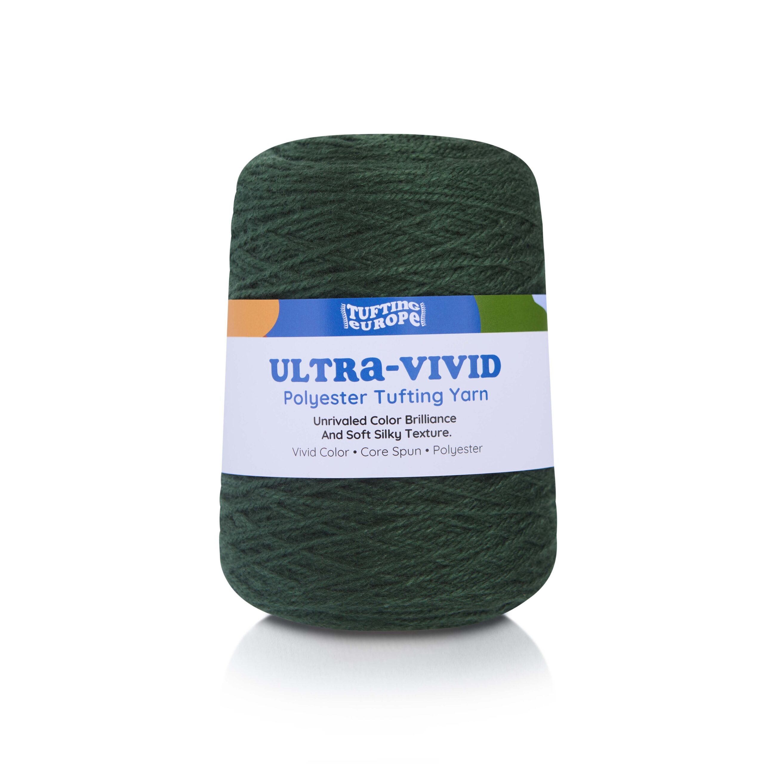 Dusty Pine Green – Ultrajaskrawa przędza poliestrowa do tuftingu 1 Dusty Pine Green – Ultrajaskrawa przędza poliestrowa do tuftingu