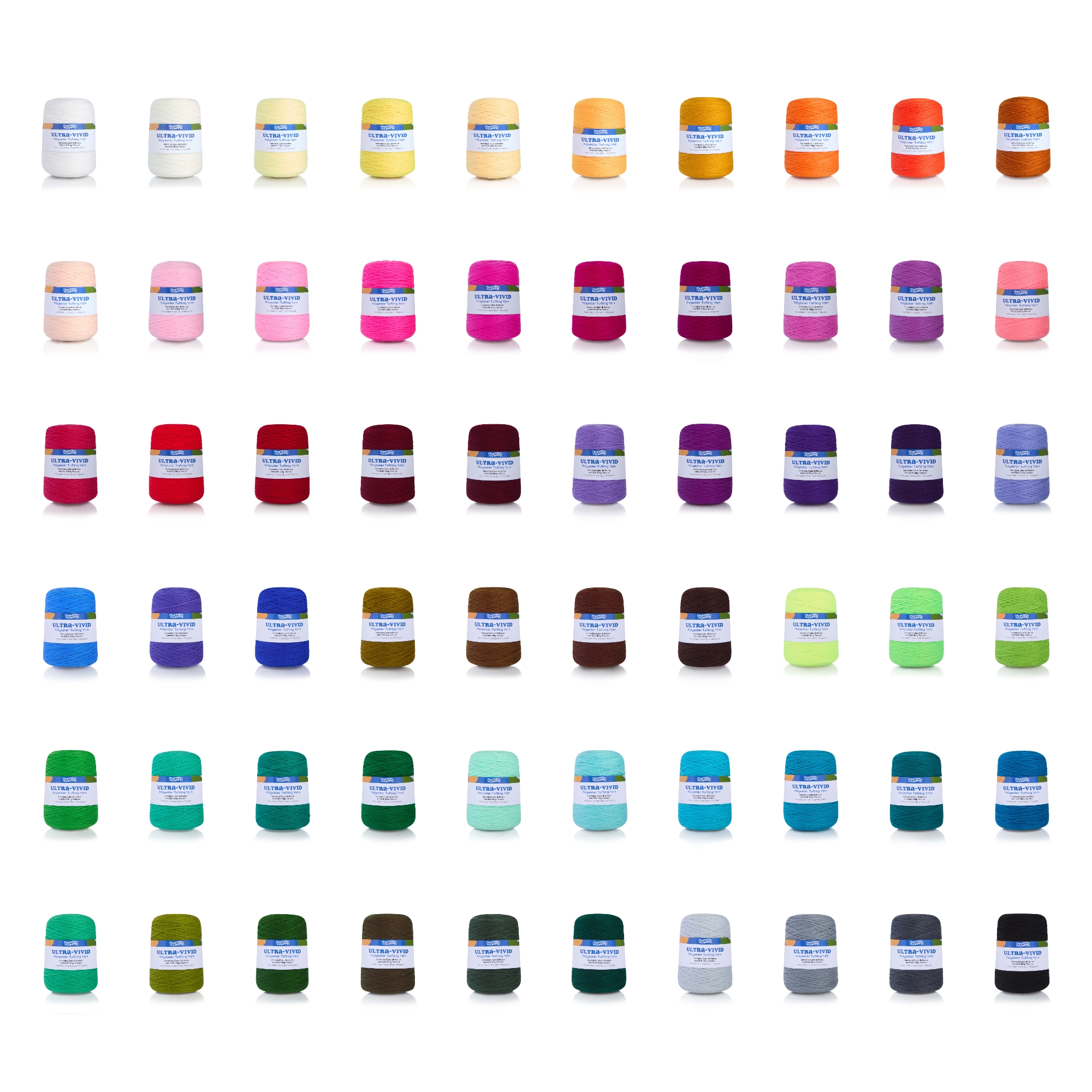 Presentamos Ultra-Vivid: Hilo para tufting de poliéster 2 full spectrum 2 Presentamos Ultra-Vivid: Hilo para tufting de poliéster
